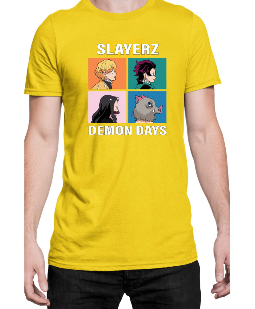 Мъжка Тениска Japan Manga Anime Comics Animation Demon Slayer Slayerz