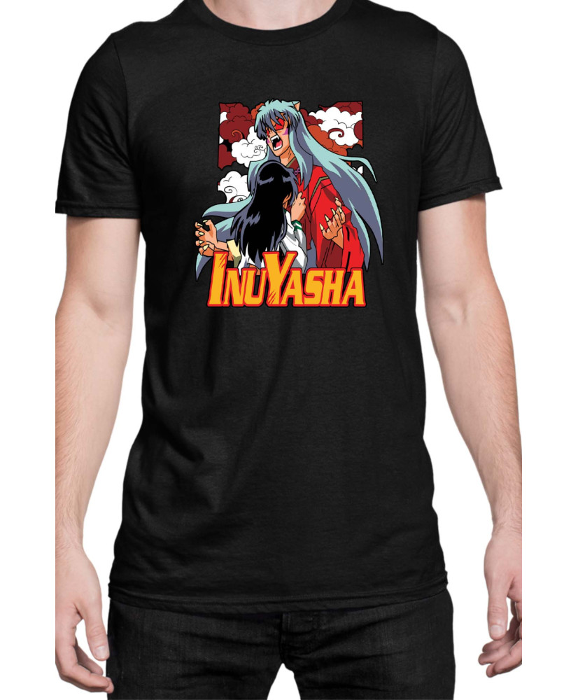 Мъжка Тениска Japan Manga Anime Comics Animation Inuyasha Мъжка Тениска Japan Manga Anime Comics Animation Inuyasha