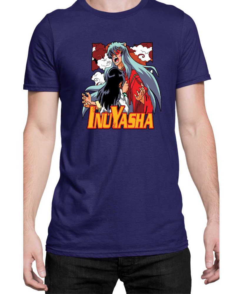 Мъжка Тениска Japan Manga Anime Comics Animation Inuyasha Мъжка Тениска Japan Manga Anime Comics Animation Inuyasha
