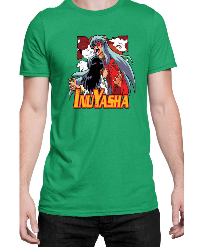 Мъжка Тениска Japan Manga Anime Comics Animation Inuyasha Мъжка Тениска Japan Manga Anime Comics Animation Inuyasha