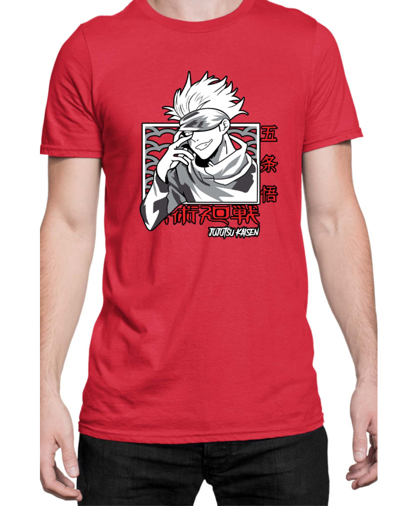 Мъжка Тениска Japan Manga Anime Comics Animation Jujutsu Kaisen Teacher