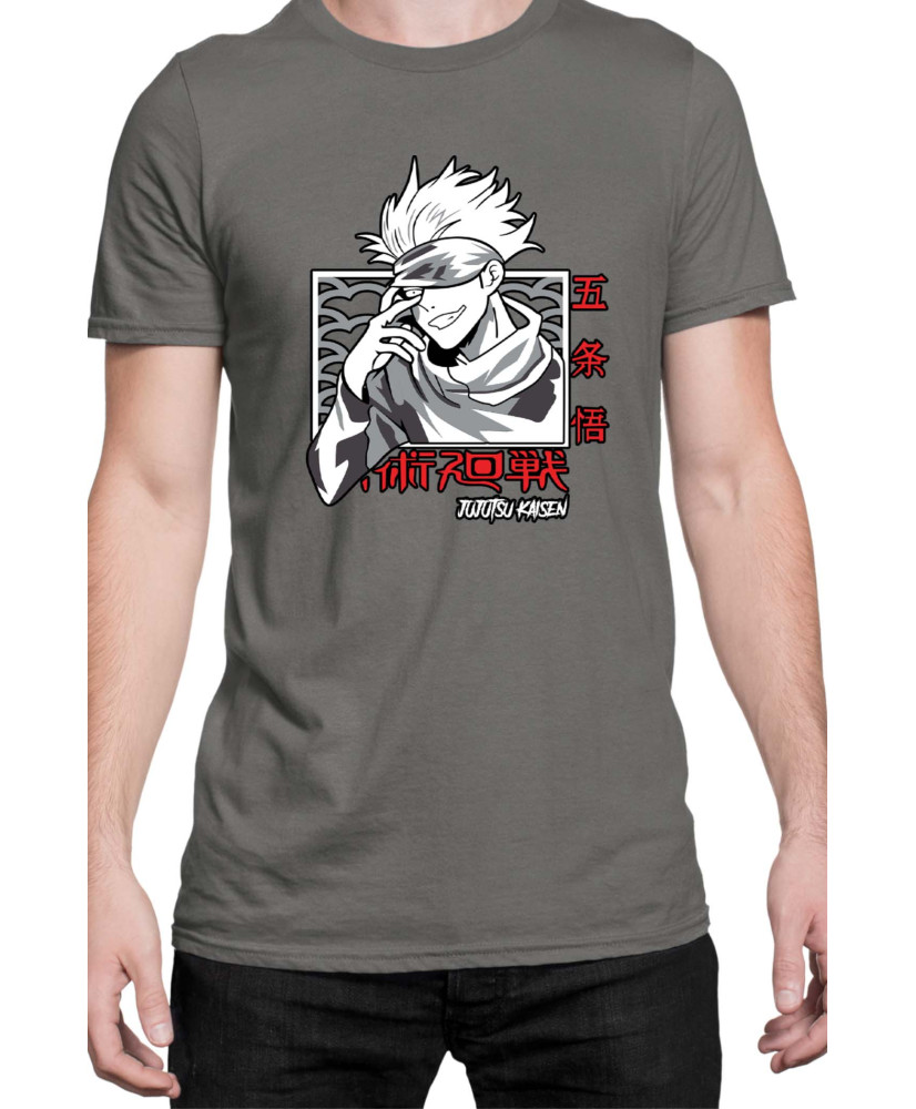 Мъжка Тениска Japan Manga Anime Comics Animation Jujutsu Kaisen Teacher Мъжка Тениска Japan Manga Anime Comics Animation Jujutsu Kaisen Teacher