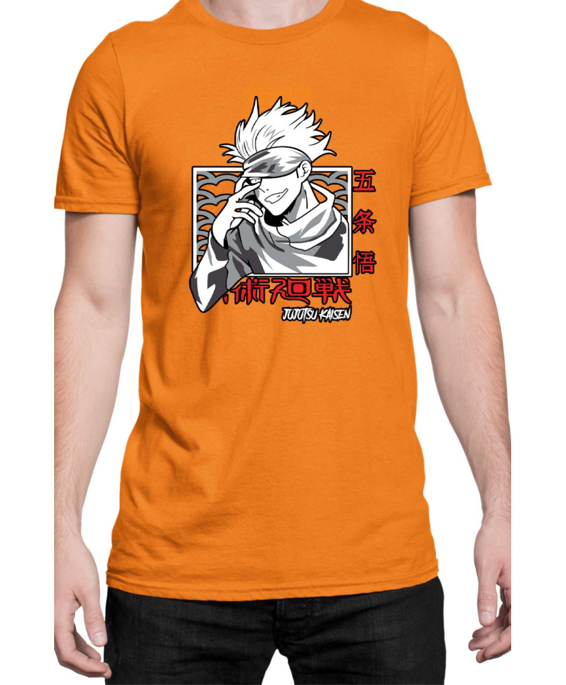 Мъжка Тениска Japan Manga Anime Comics Animation Jujutsu Kaisen Teacher Мъжка Тениска Japan Manga Anime Comics Animation Jujutsu Kaisen Teacher