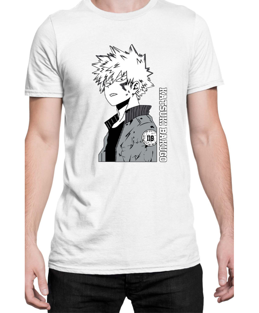 Мъжка Тениска Japan Manga Anime Comics Animation My Hero Academia Katsuki Bakugo