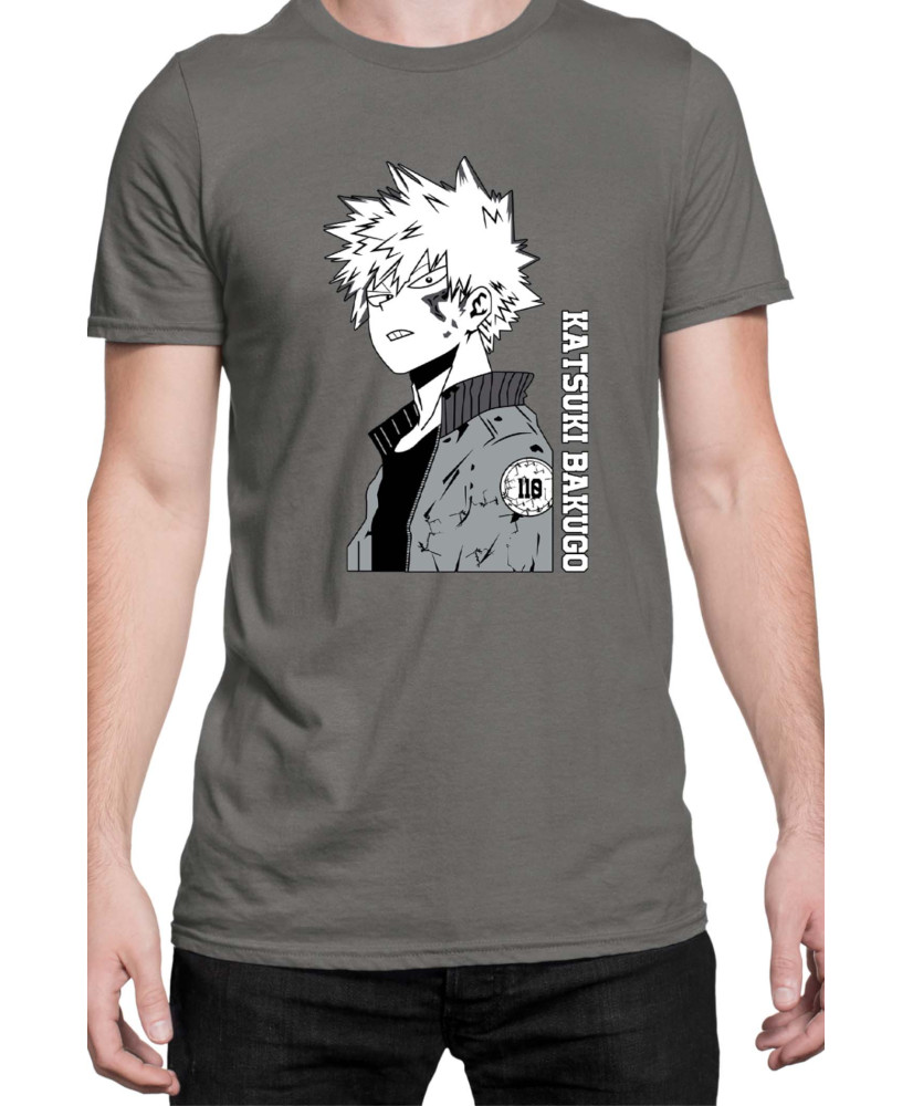 Мъжка Тениска Japan Manga Anime Comics Animation My Hero Academia Katsuki Bakugo