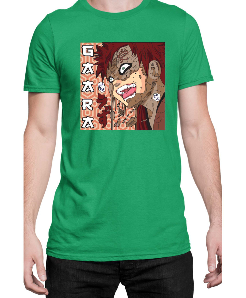 Мъжка Тениска Japan Manga Anime Comics Animation Naruto Transformation Gaara Мъжка Тениска Japan Manga Anime Comics Animation Naruto Transformation Gaara