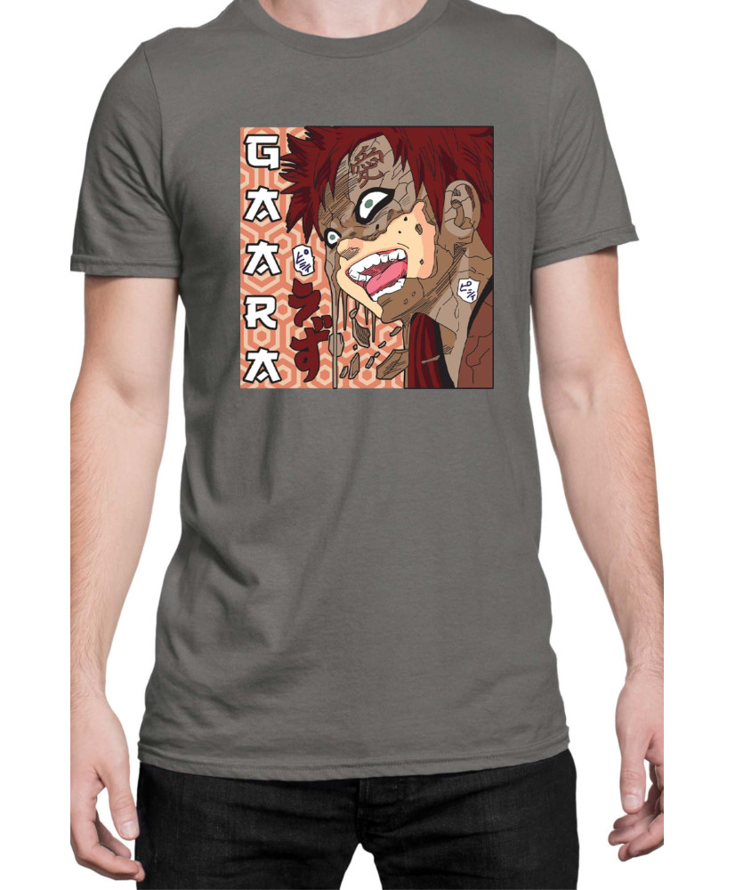Мъжка Тениска Japan Manga Anime Comics Animation Naruto Transformation Gaara Мъжка Тениска Japan Manga Anime Comics Animation Naruto Transformation Gaara