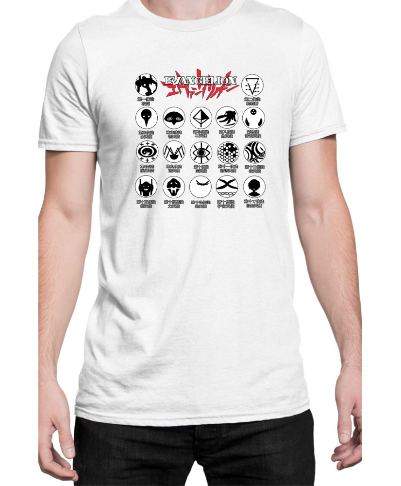 Мъжка Тениска Japan Manga Anime Comics Animation Neon Genesis Evangelion Angels Symbol