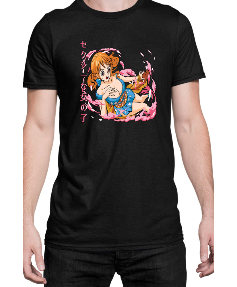 Мъжка Тениска Japan Manga Anime Comics Animation One Piece Nami