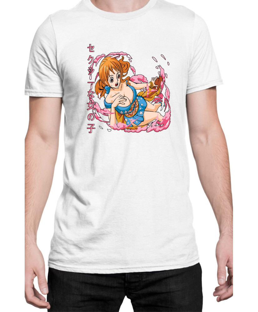 Мъжка Тениска Japan Manga Anime Comics Animation One Piece Nami