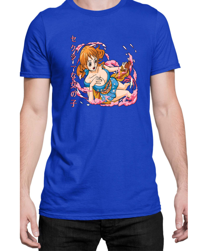 Мъжка Тениска Japan Manga Anime Comics Animation One Piece Nami