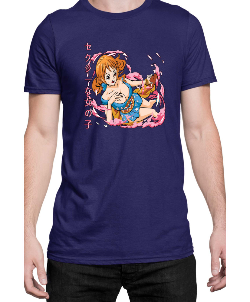 Мъжка Тениска Japan Manga Anime Comics Animation One Piece Nami
