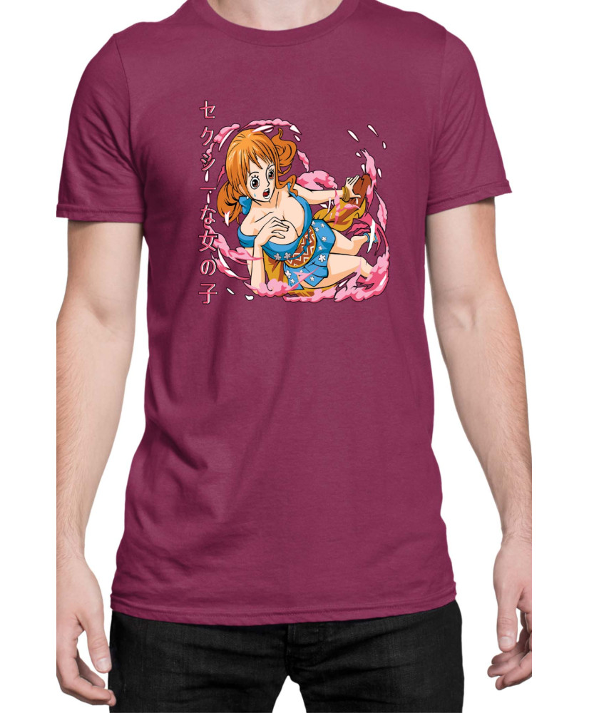 Мъжка Тениска Japan Manga Anime Comics Animation One Piece Nami