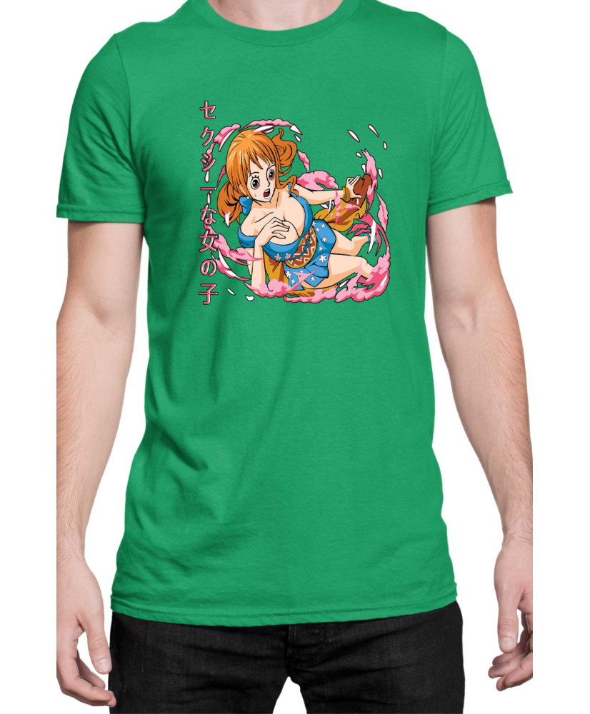 Мъжка Тениска Japan Manga Anime Comics Animation One Piece Nami