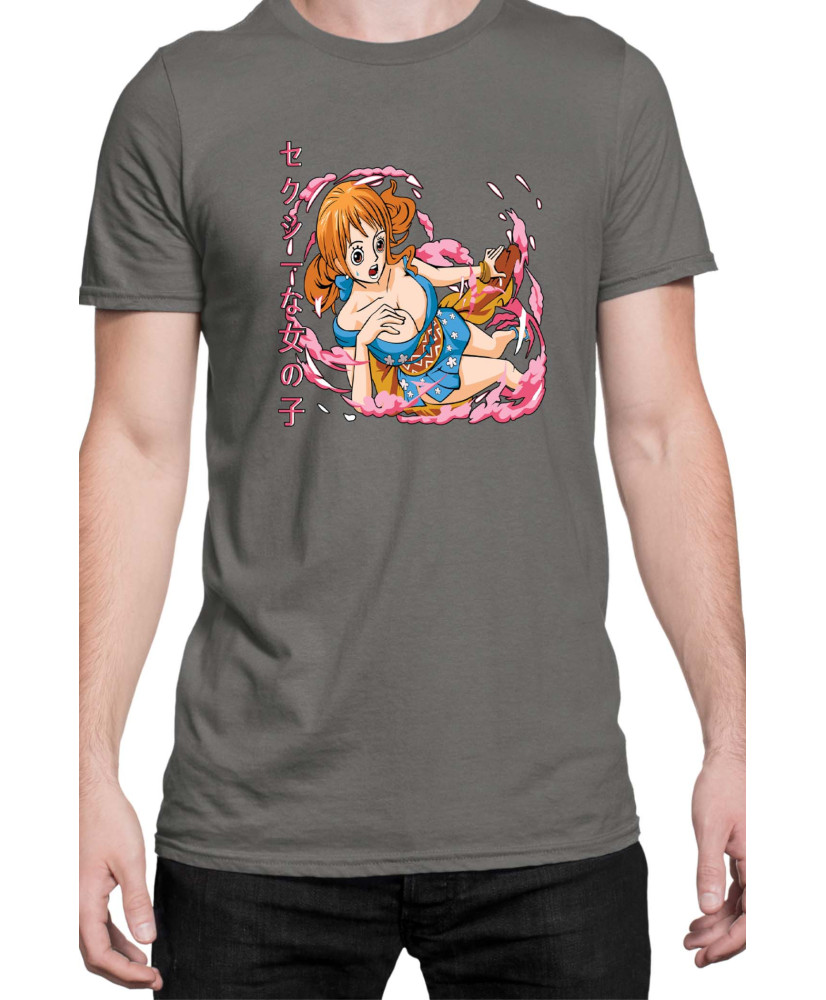 Мъжка Тениска Japan Manga Anime Comics Animation One Piece Nami