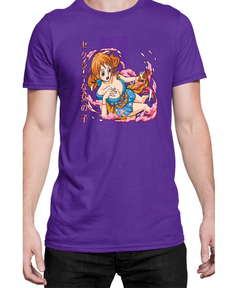 Мъжка Тениска Japan Manga Anime Comics Animation One Piece Nami