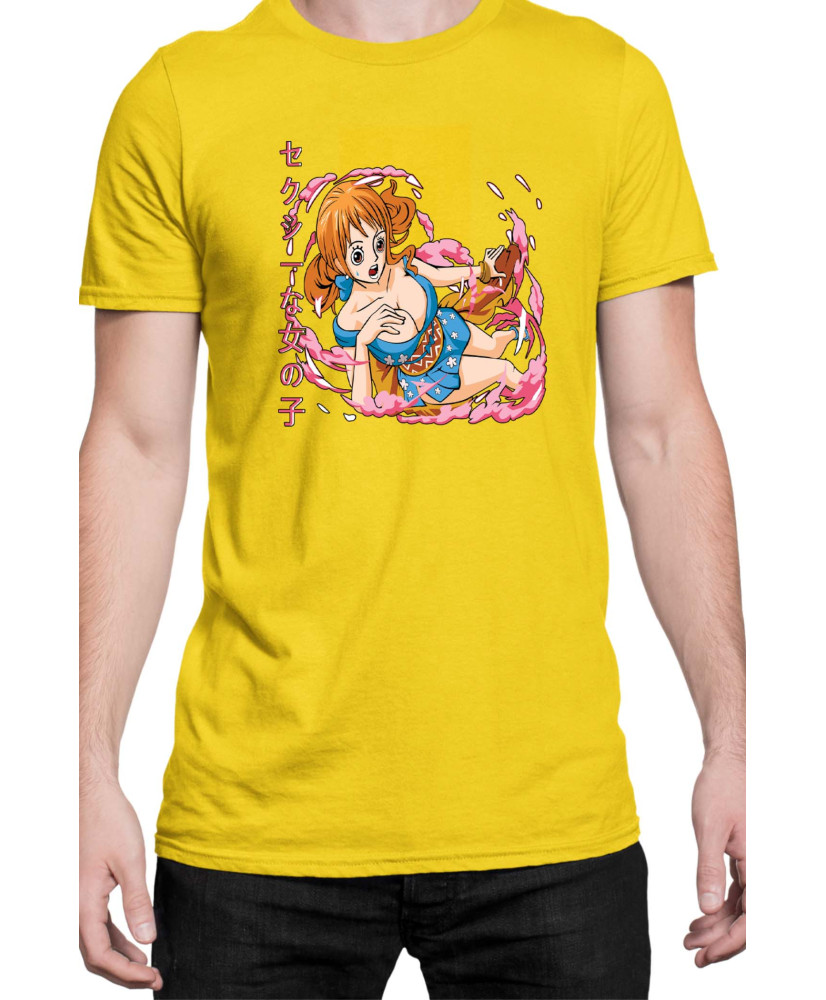 Мъжка Тениска Japan Manga Anime Comics Animation One Piece Nami