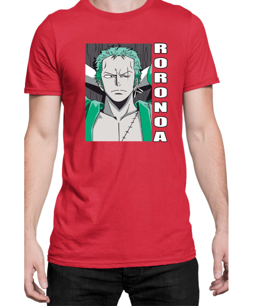 Мъжка Тениска Japan Manga Anime Comics Animation One Piece Zoro Pose