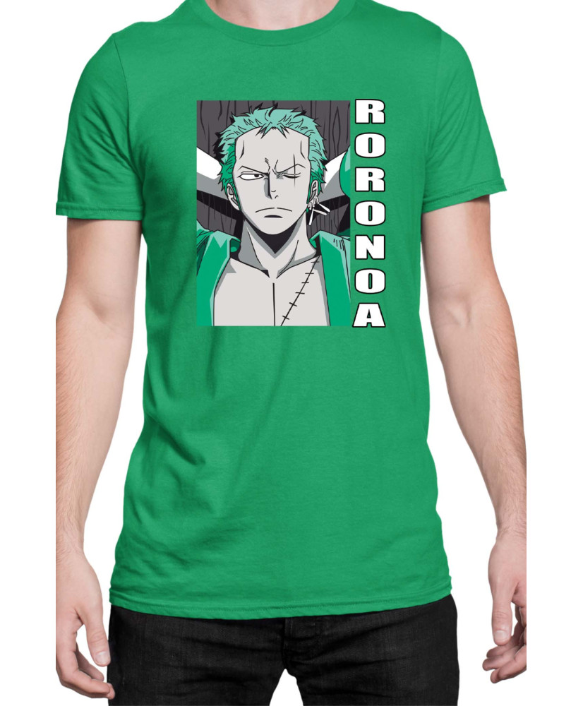 Мъжка Тениска Japan Manga Anime Comics Animation One Piece Zoro Pose