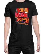Мъжка Тениска Japan Manga Anime Comics Animation Pokemon Charmander Stages