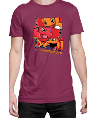 Мъжка Тениска Japan Manga Anime Comics Animation Pokemon Charmander Stages