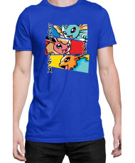 Мъжка Тениска Japan Manga Anime Comics Animation Pokemon Eevee Evolutions