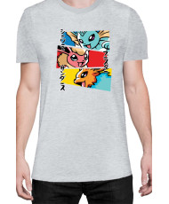 Мъжка Тениска Japan Manga Anime Comics Animation Pokemon Eevee Evolutions