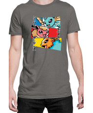 Мъжка Тениска Japan Manga Anime Comics Animation Pokemon Eevee Evolutions