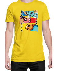 Мъжка Тениска Japan Manga Anime Comics Animation Pokemon Eevee Evolutions