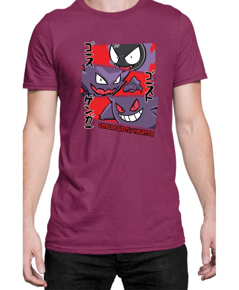 Мъжка Тениска Japan Manga Anime Comics Animation Pokemon Gastly Haunter
