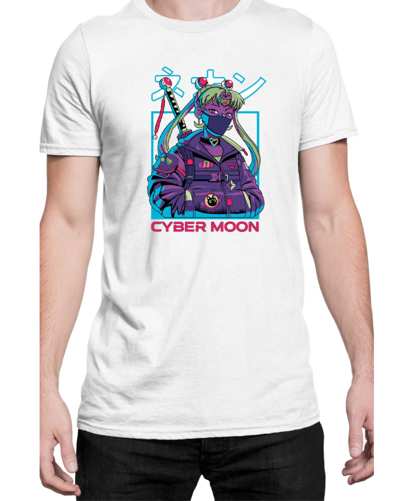 Мъжка Тениска Japan Manga Anime Comics Animation Sailor Moon Cyber