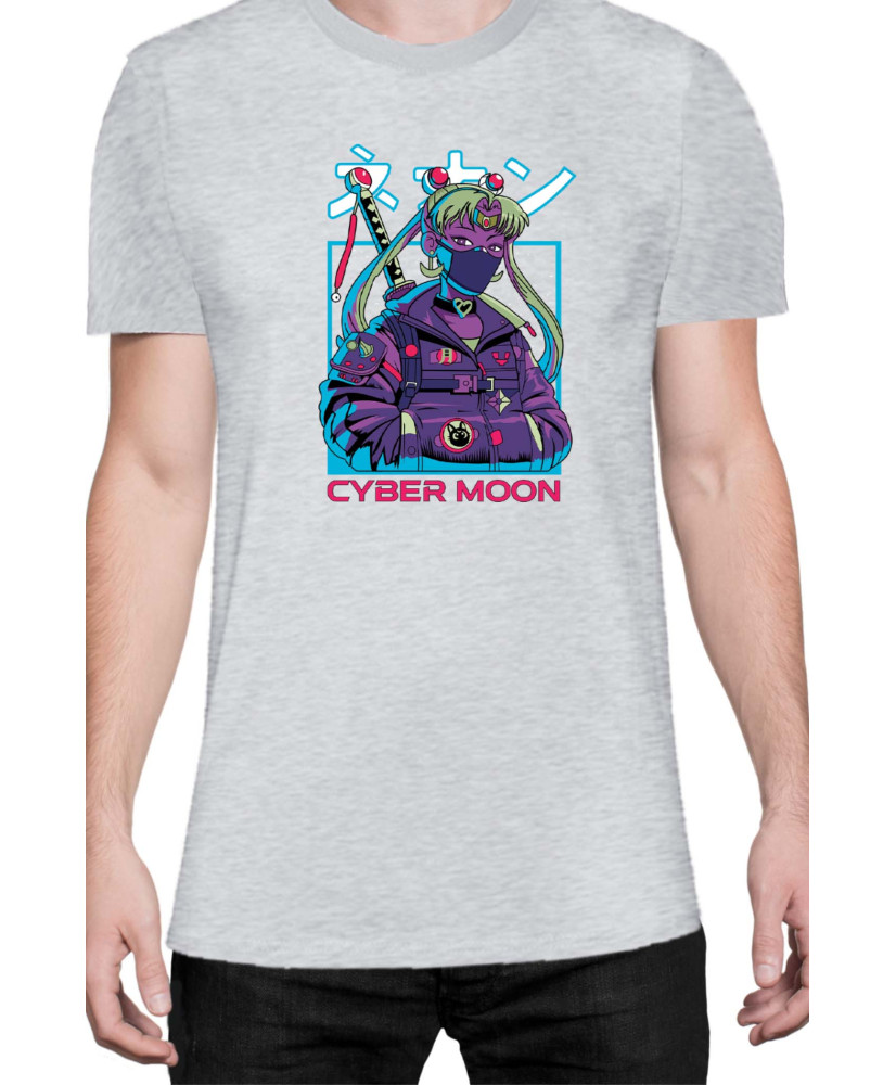 Мъжка Тениска Japan Manga Anime Comics Animation Sailor Moon Cyber
