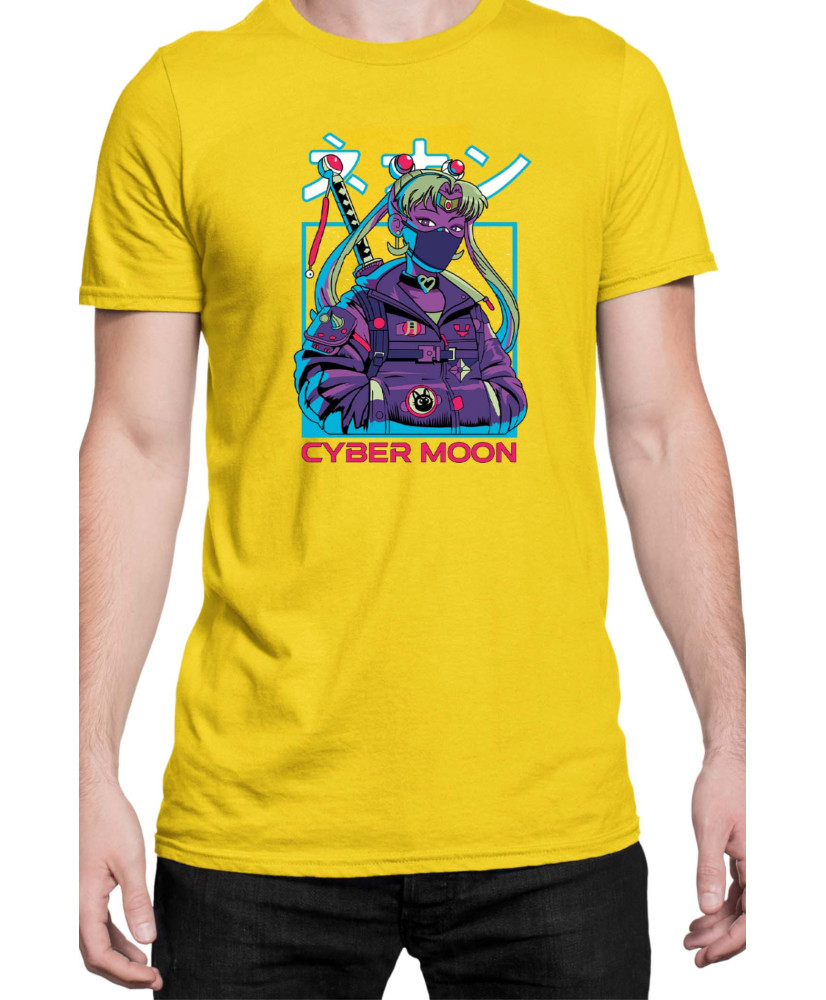 Мъжка Тениска Japan Manga Anime Comics Animation Sailor Moon Cyber