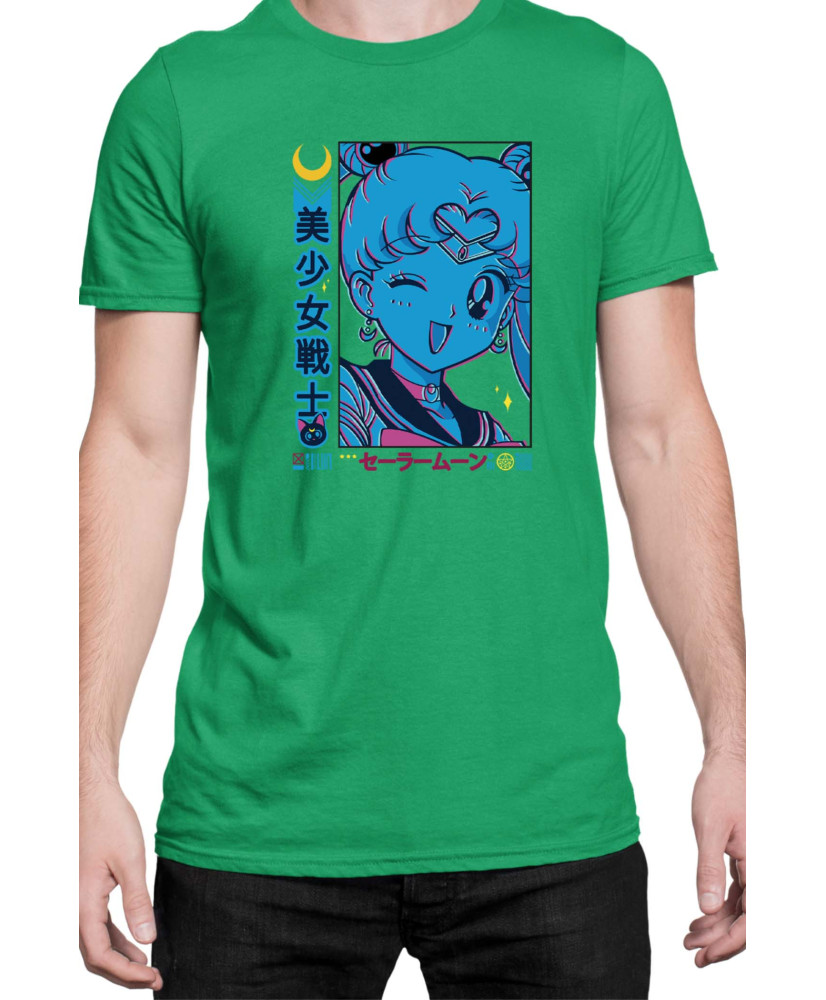 Мъжка Тениска Japan Manga Anime Comics Animation Sailor Moon Girl Warrior