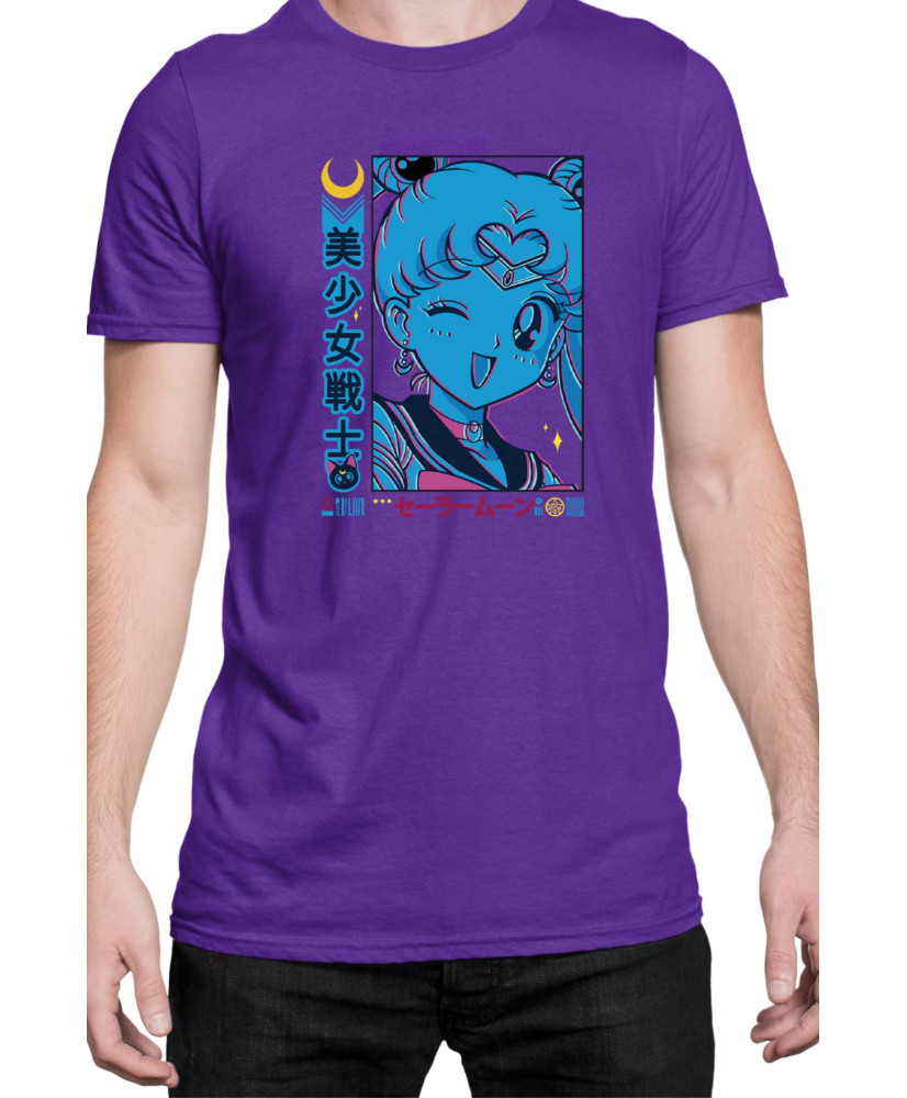 Мъжка Тениска Japan Manga Anime Comics Animation Sailor Moon Girl Warrior Мъжка Тениска Japan Manga Anime Comics Animation Sailor Moon Girl Warrior