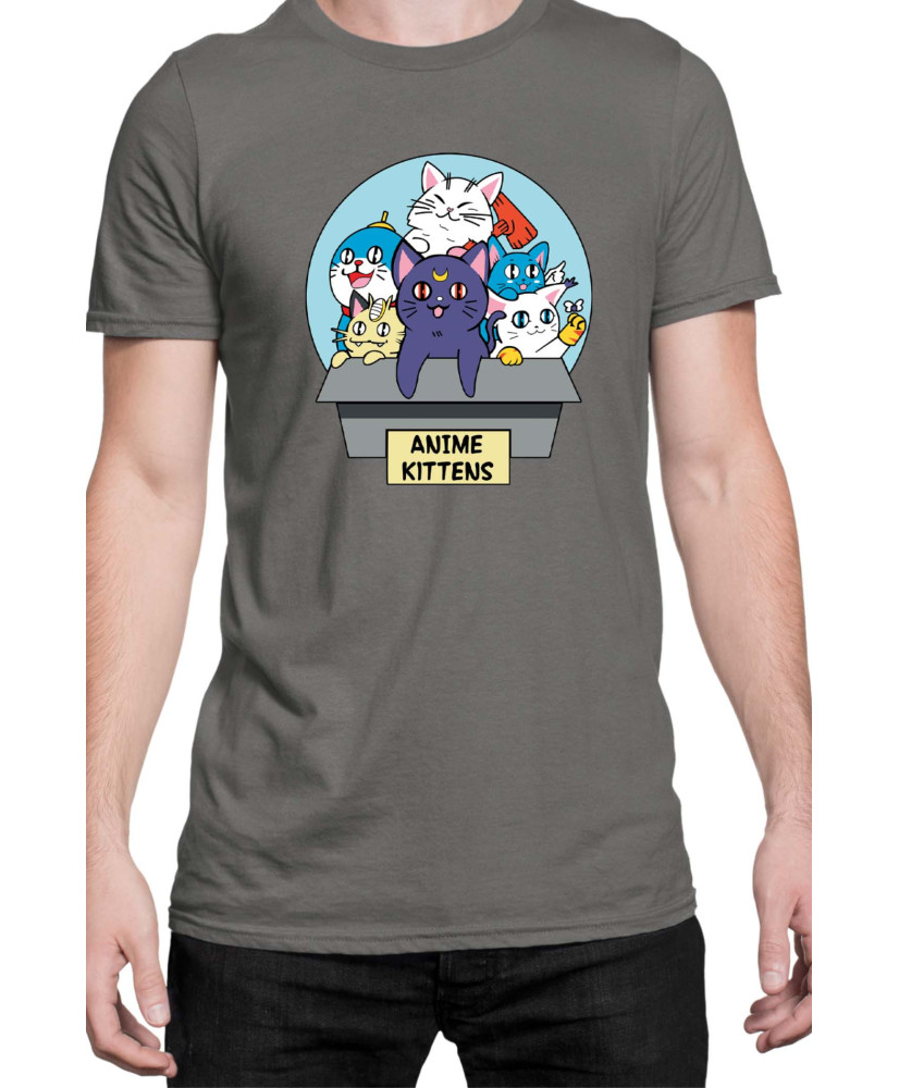 Мъжка Тениска Japan Manga Anime Comics Animation Sailor Moon Kittens