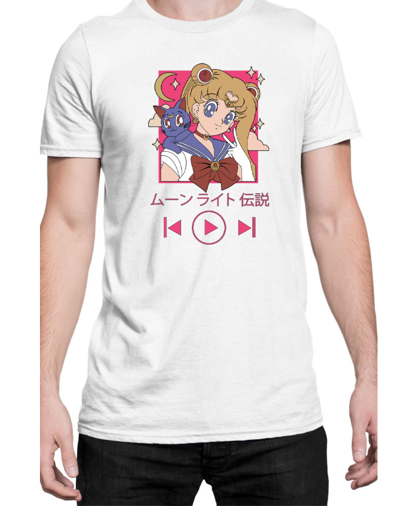 Мъжка Тениска Japan Manga Anime Comics Animation Sailor Moon Legend Of The Moonlight