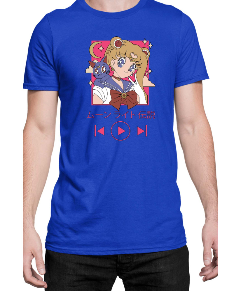 Мъжка Тениска Japan Manga Anime Comics Animation Sailor Moon Legend Of The Moonlight