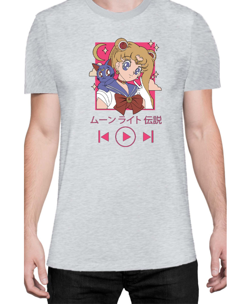 Мъжка Тениска Japan Manga Anime Comics Animation Sailor Moon Legend Of The Moonlight