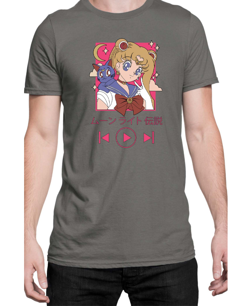 Мъжка Тениска Japan Manga Anime Comics Animation Sailor Moon Legend Of The Moonlight