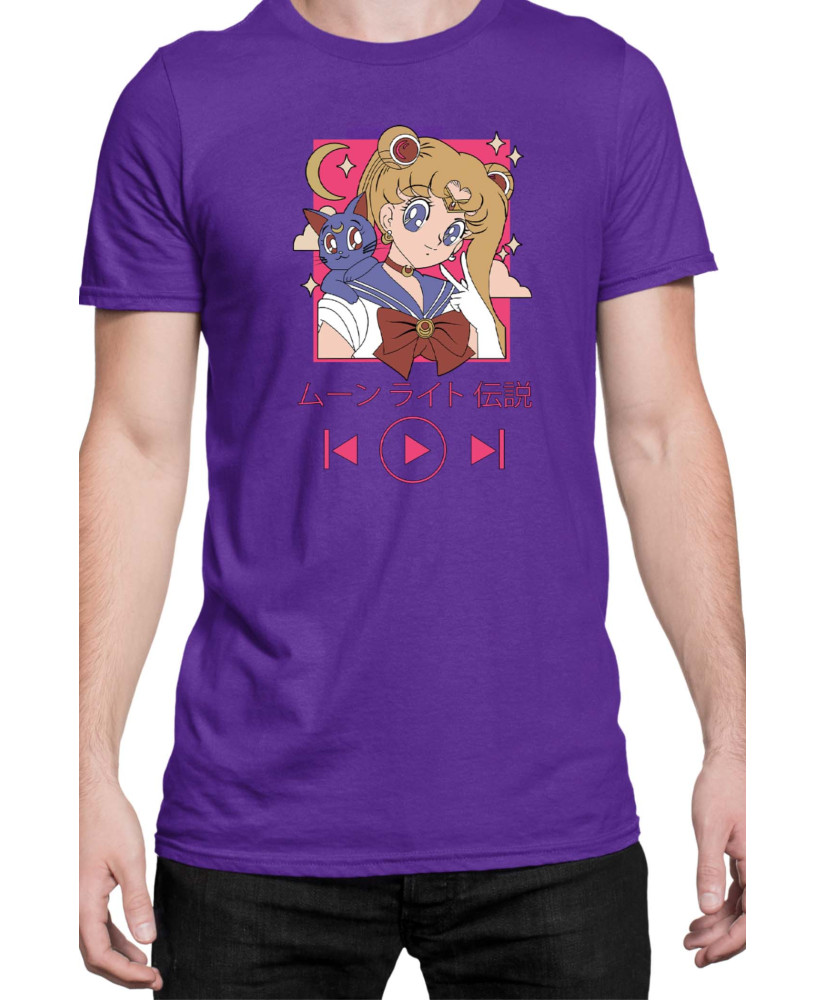 Мъжка Тениска Japan Manga Anime Comics Animation Sailor Moon Legend Of The Moonlight