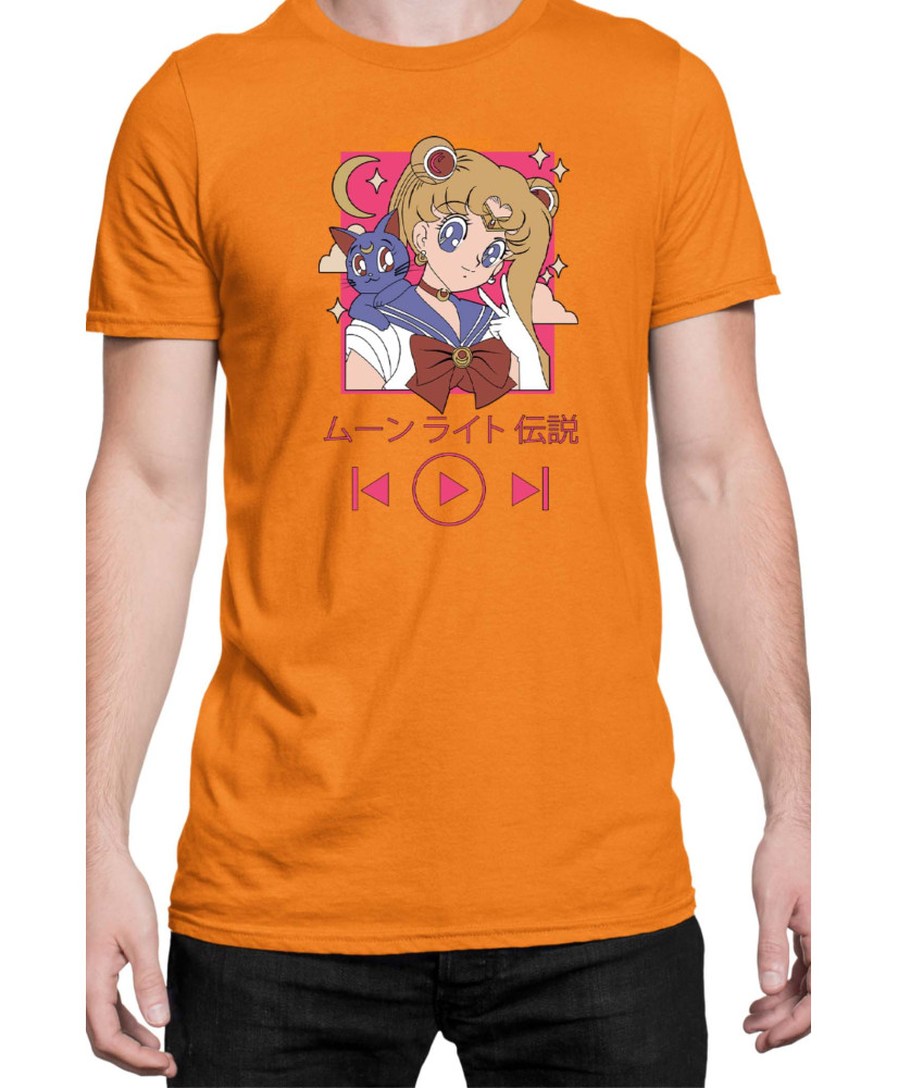 Мъжка Тениска Japan Manga Anime Comics Animation Sailor Moon Legend Of The Moonlight
