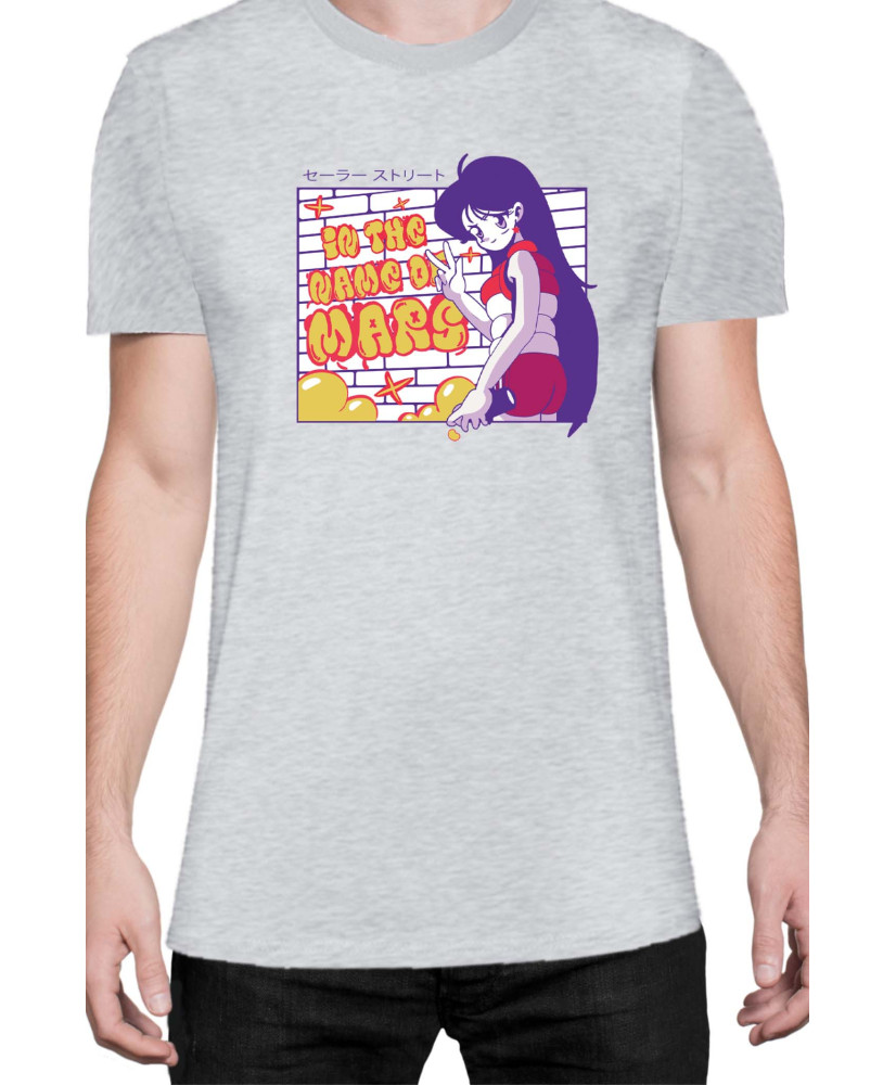 Мъжка Тениска Japan Manga Anime Comics Animation Sailor Moon Rei Hino