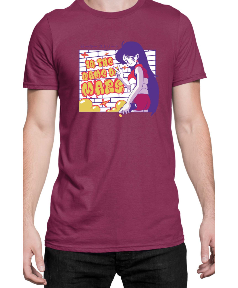 Мъжка Тениска Japan Manga Anime Comics Animation Sailor Moon Rei Hino