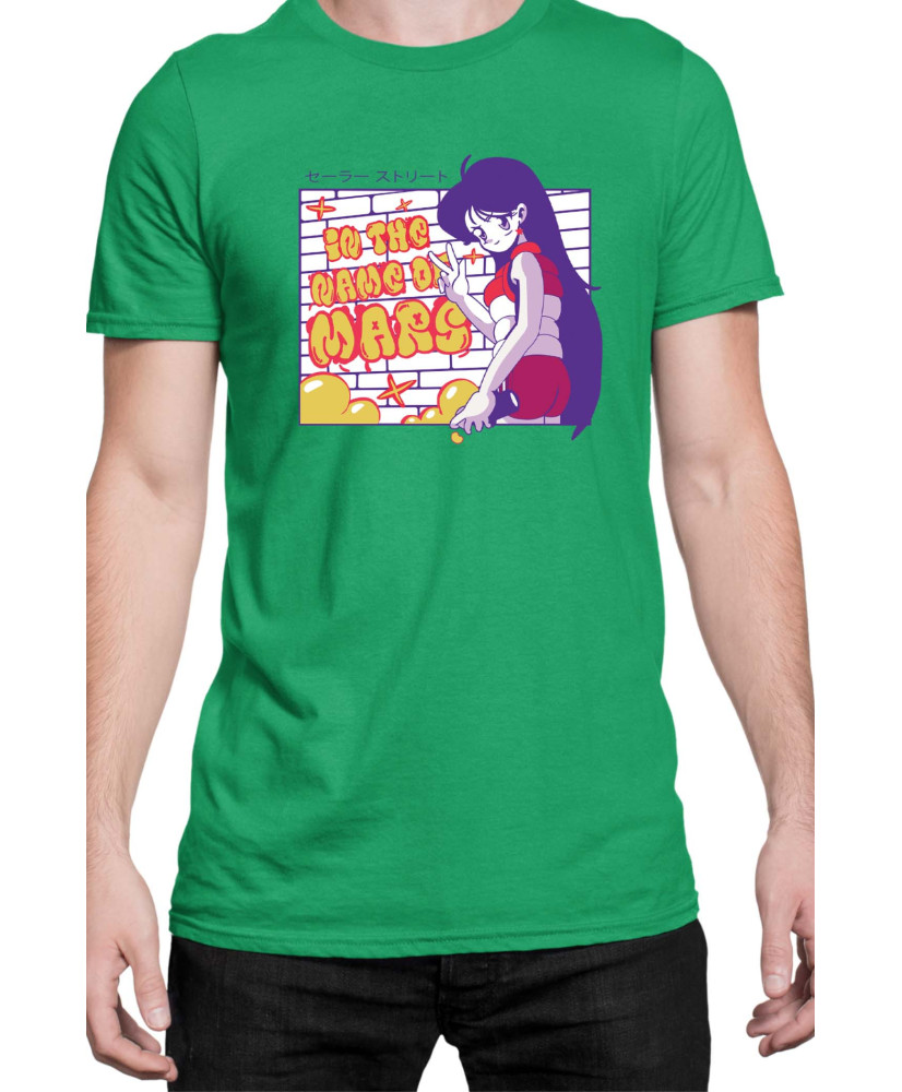 Мъжка Тениска Japan Manga Anime Comics Animation Sailor Moon Rei Hino