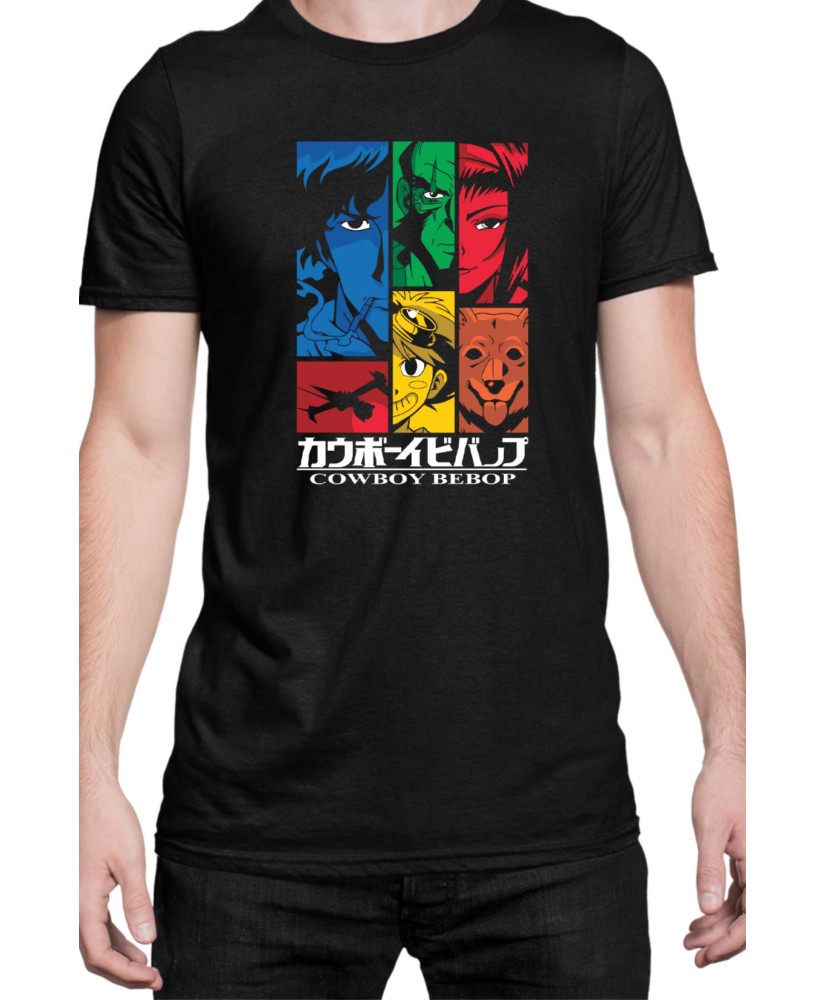 Мъжка Тениска Japan Manga Anime Comics Animation Cowboy Bebop Мъжка Тениска Japan Manga Anime Comics Animation Cowboy Bebop