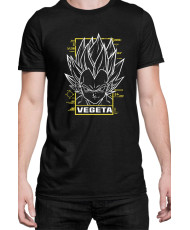 Мъжка Тениска Japan Manga Anime Comics Animation Dbz Over 9000 Vegeta