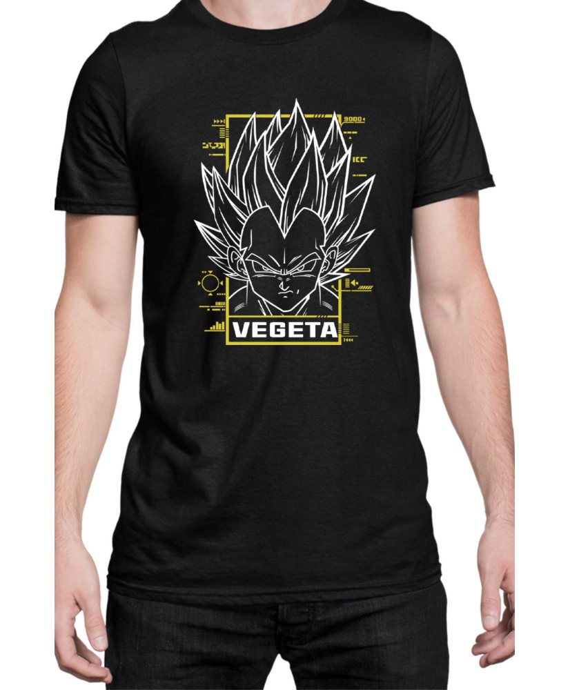 Мъжка Тениска Japan Manga Anime Comics Animation Dbz Over 9000 Vegeta Мъжка Тениска Japan Manga Anime Comics Animation Dbz Over 9000 Vegeta