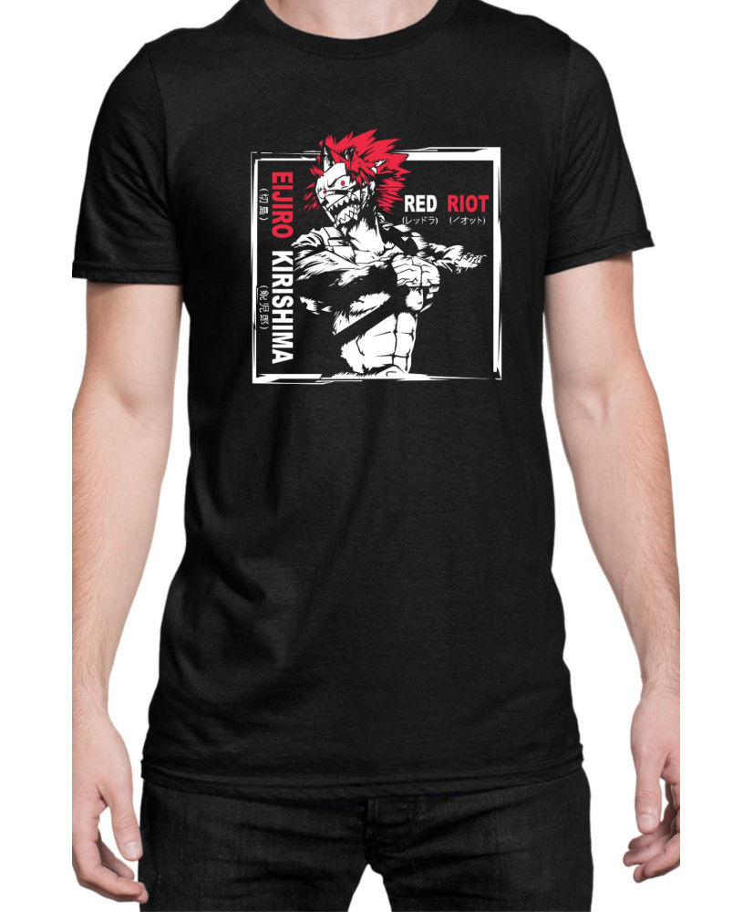 Мъжка Тениска Japan Manga Anime Comics Animation My Hero Academia Kirishima