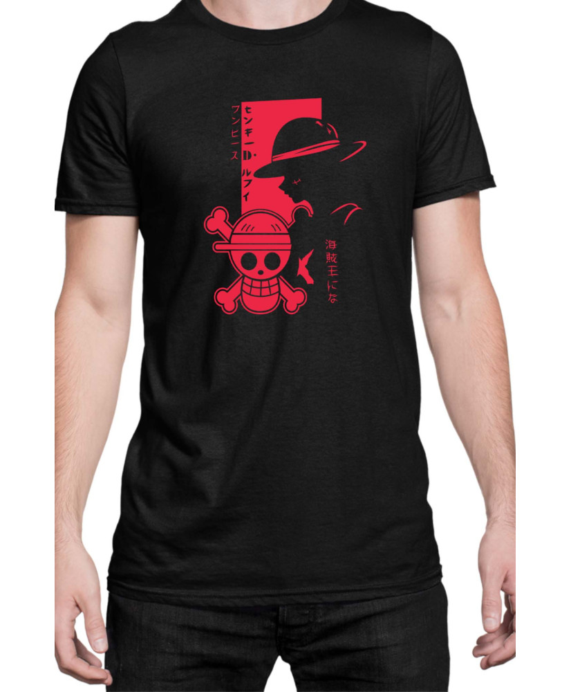 Мъжка Тениска Japan Manga Anime Comics Animation One Piece Red Monkey